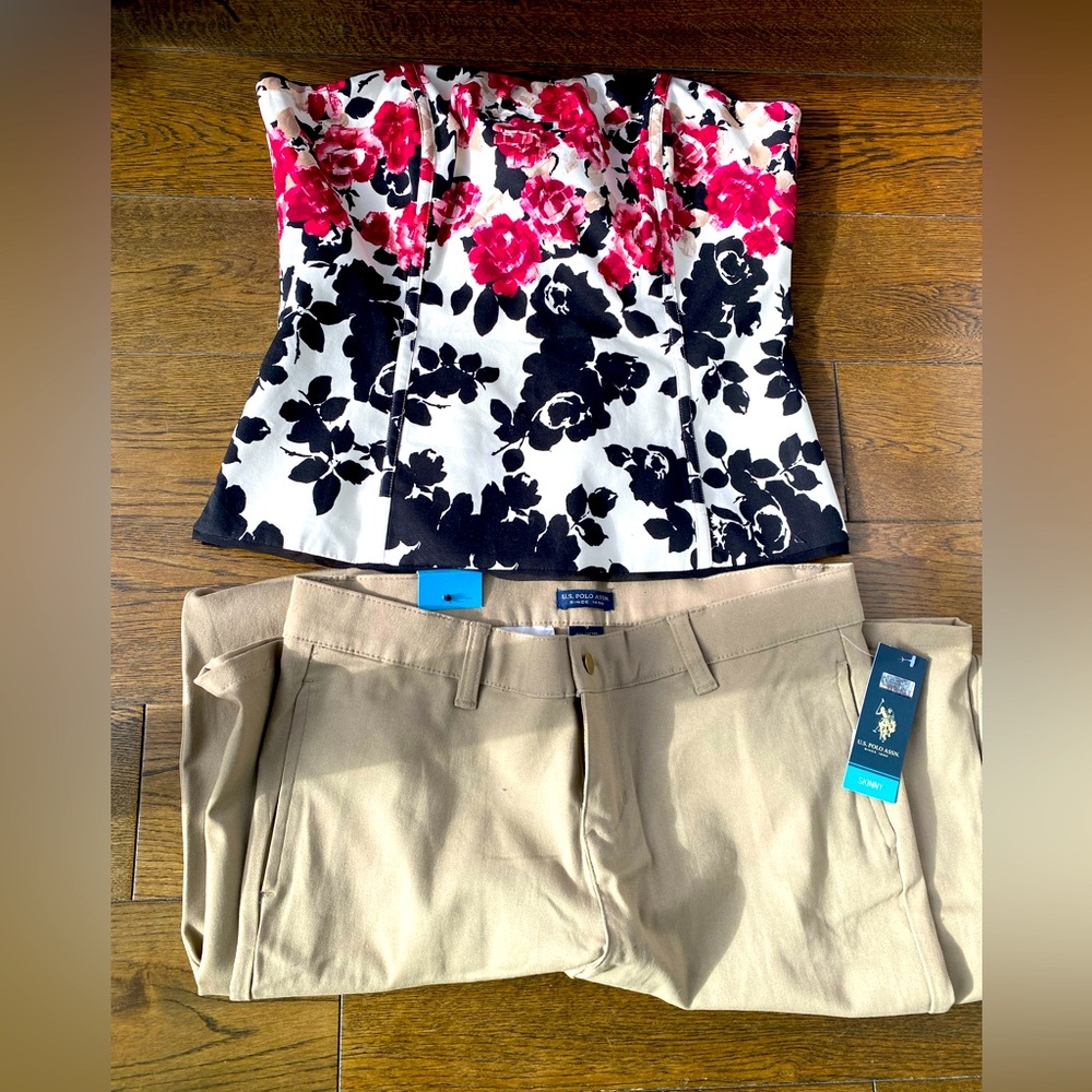 White House Black Market and US Polo Association pants. Great bundle!